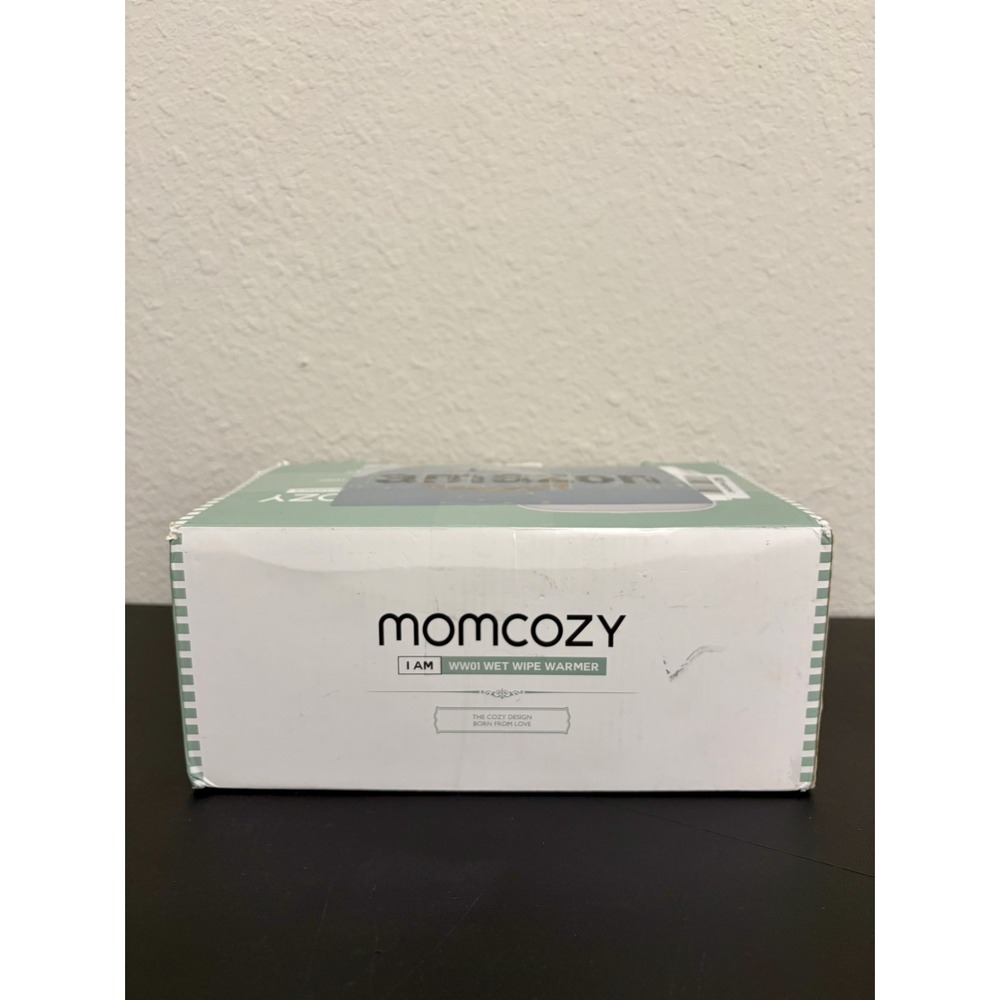 Momcozy WW01 Wet Wipe Warmer | In Color White/ Green | Brand New Damaged Box